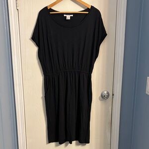 K Jordan Classic Black Midi Dress